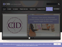 Tablet Screenshot of cid-radiologie.com